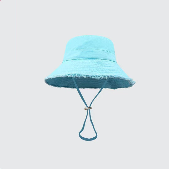 Big Brim Fisherman Hat Vacation Burr Hang Rope Pots