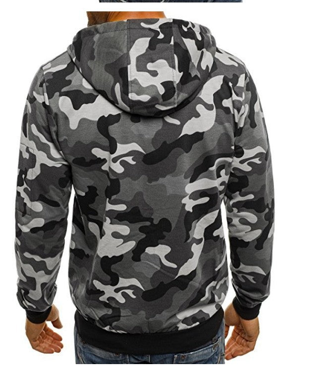 Camouflage Cardigan Hoodies