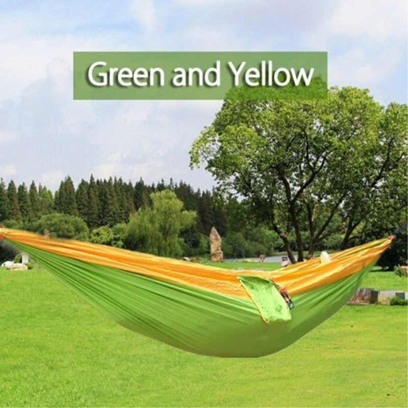 Backpacking Hammock - Portable Nylon Parachute Outdoor Double Hammock