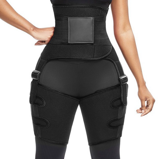 Sports Waist Belt Adjustable One-piece Girdle Leg Straps