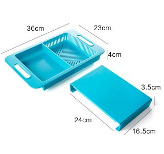 Multifunction Kitchen Chopping Blocks Sinks Drain Basket Cutting Board Vegetable Meat Tools Kitchen Accessories Chopping Board