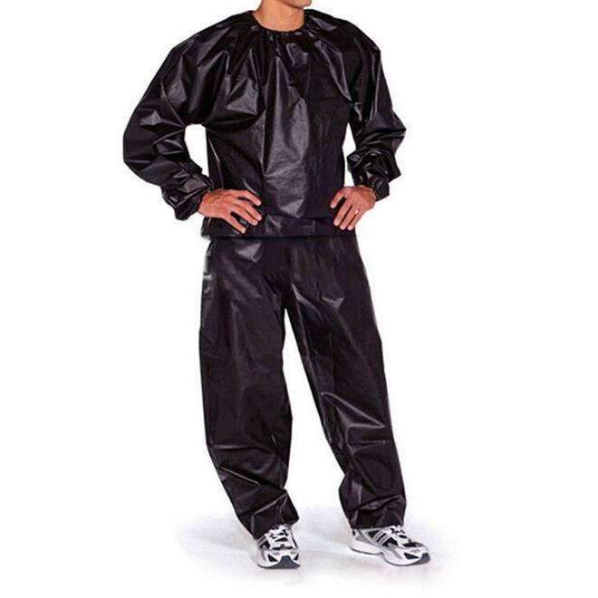 Heavy Duty Anti-Rip Weight Loss Sauna Suit PVC Long Sleeve Unisex Clothes