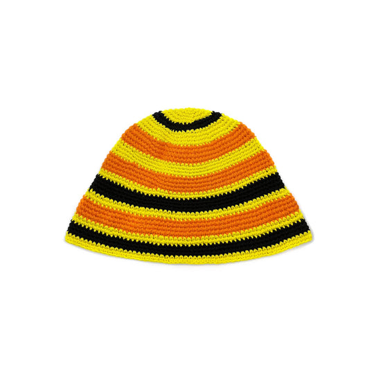 Mixed Color Stripe Wool Bucket Hat